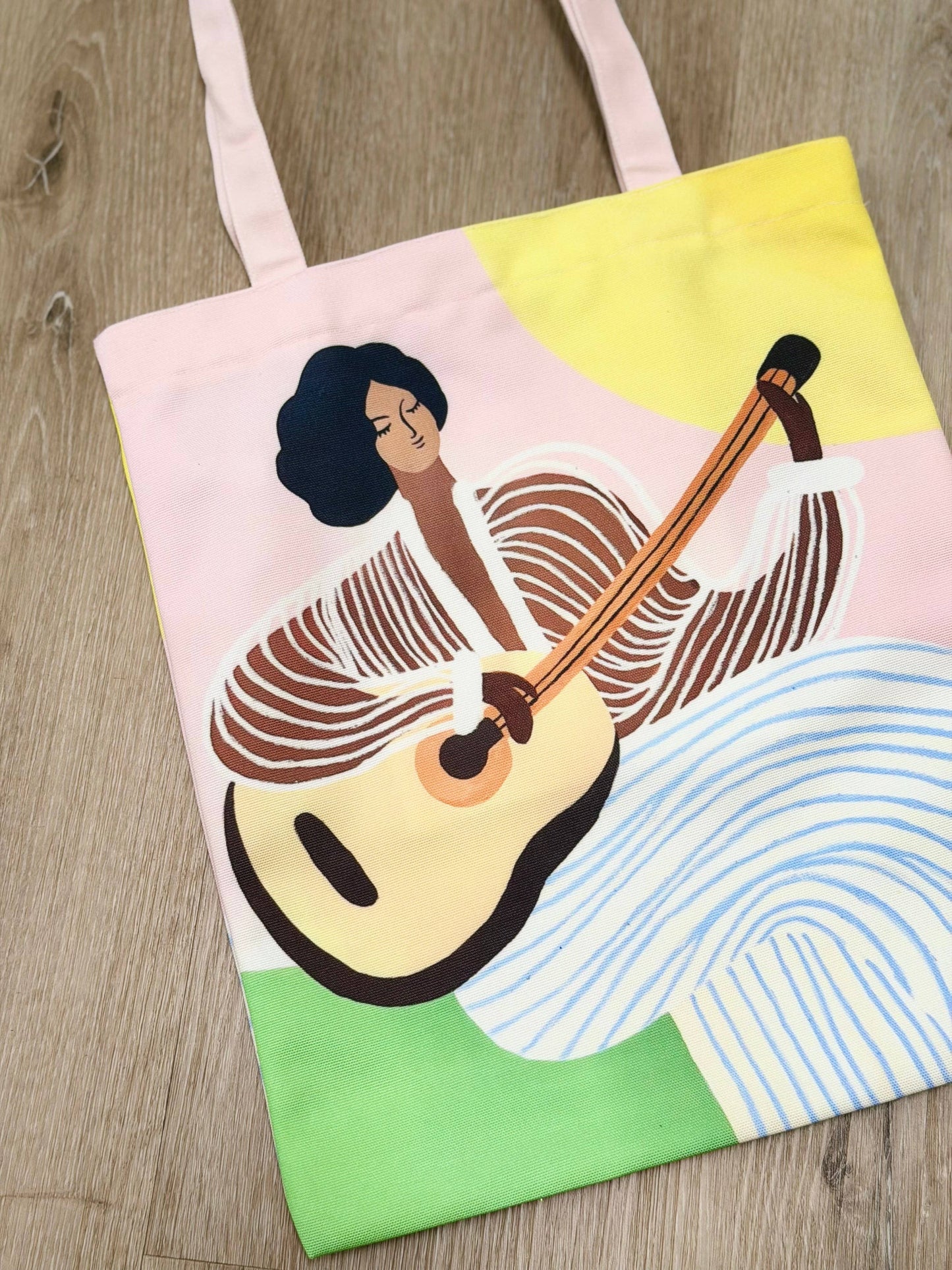 "Ukulele Girl" Tote Bag – Inspired by Hawaii 🌊