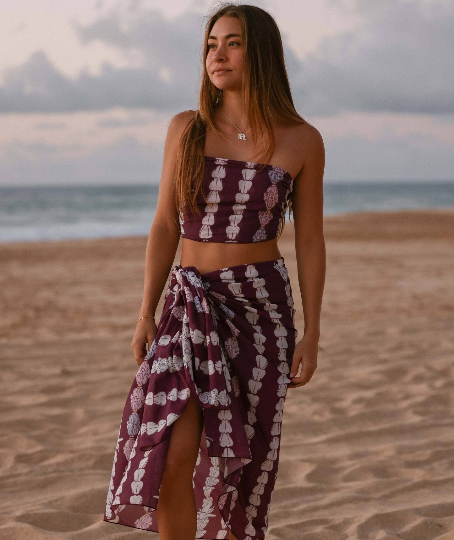 Crown Flower Mini Organic Cotton Pareo