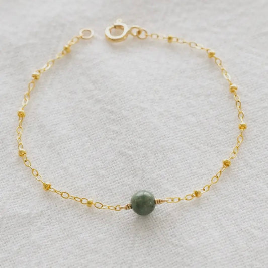 Dark Jade Beam Bracelet