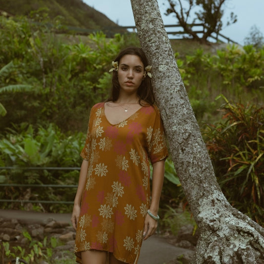 Kihei Kaftan - Naupaka