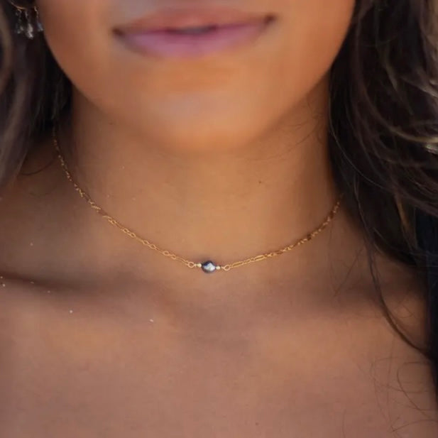 Tahitian Keshi Choker