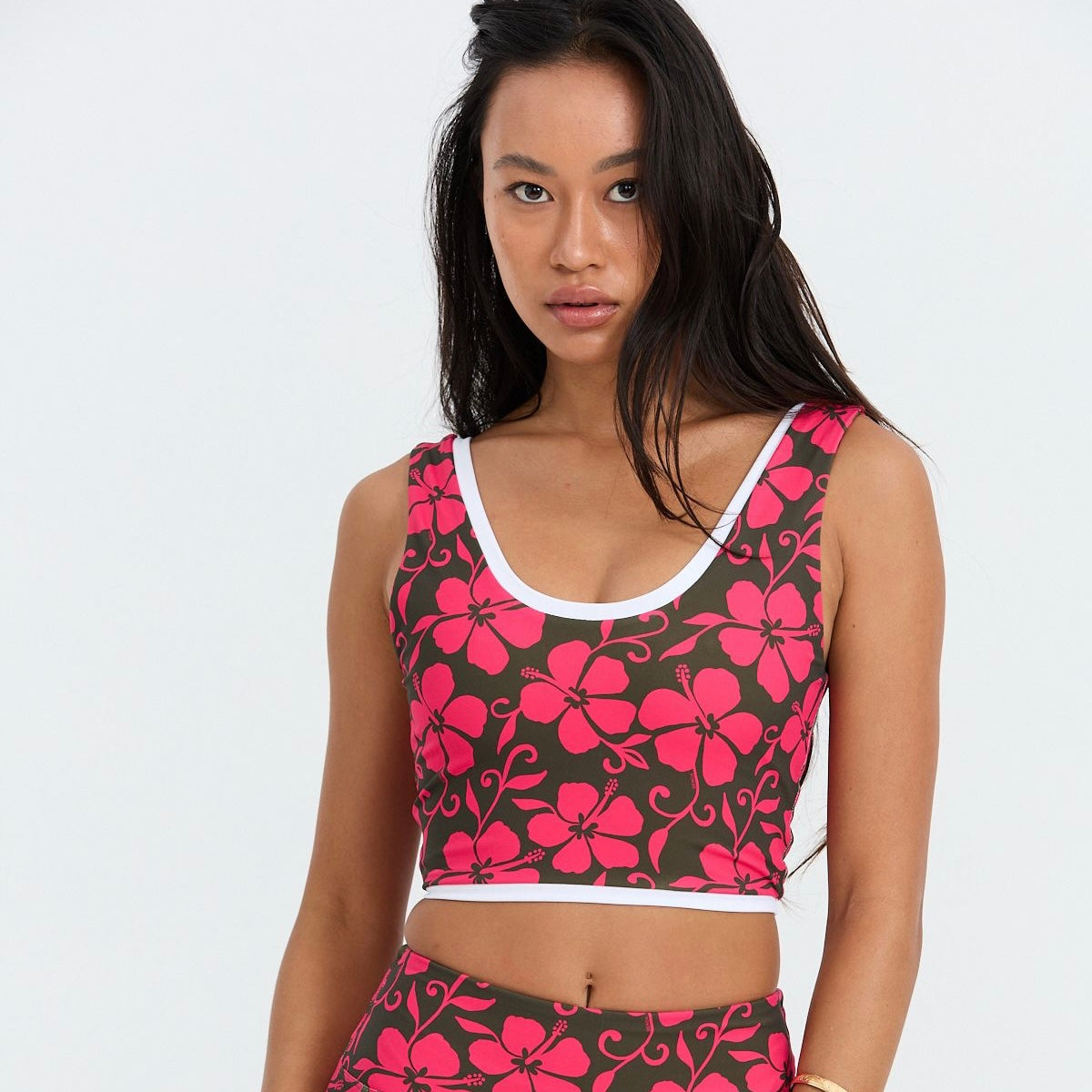 BENOA Layered Tank - Pupukea x Pink