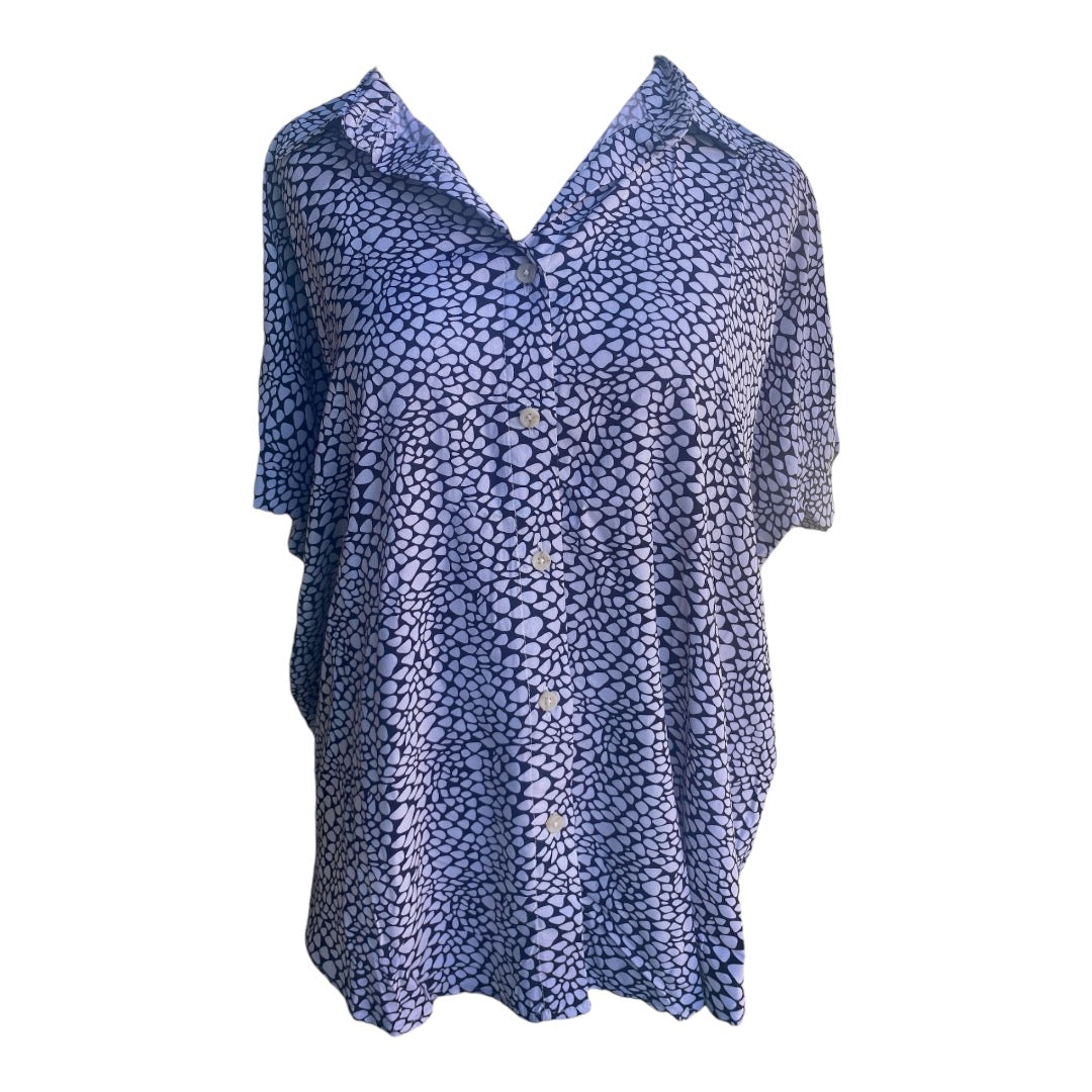 Daily Oversized Womens Shirt - Marble Cone