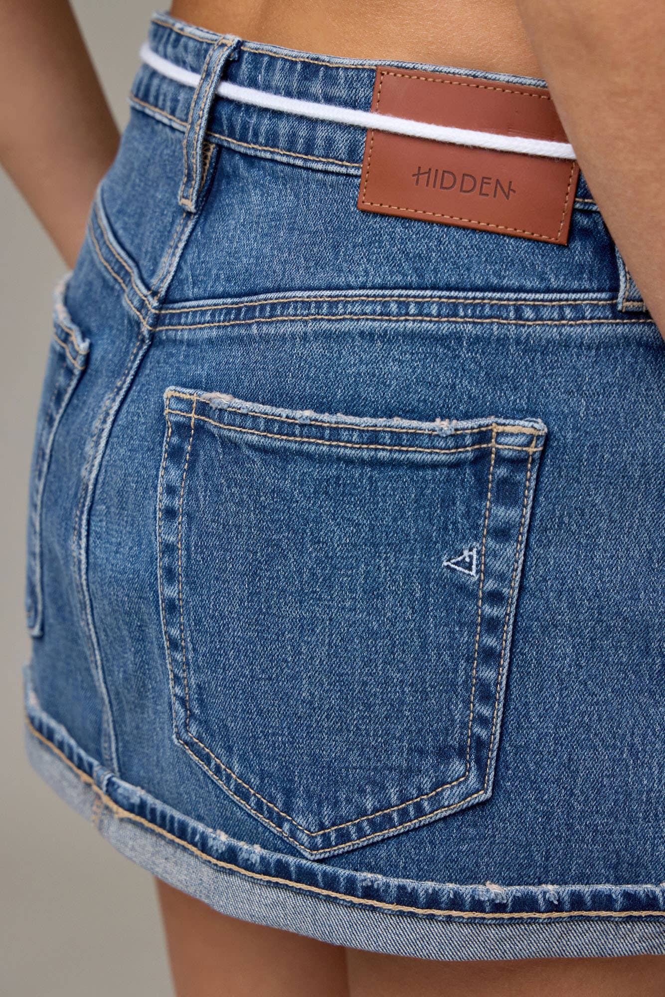 Denim Mini Skirt