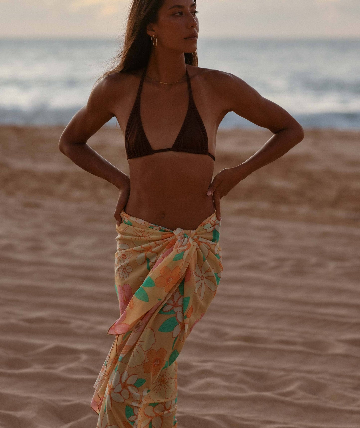 Kailua Blooms Organic Cotton Pareo