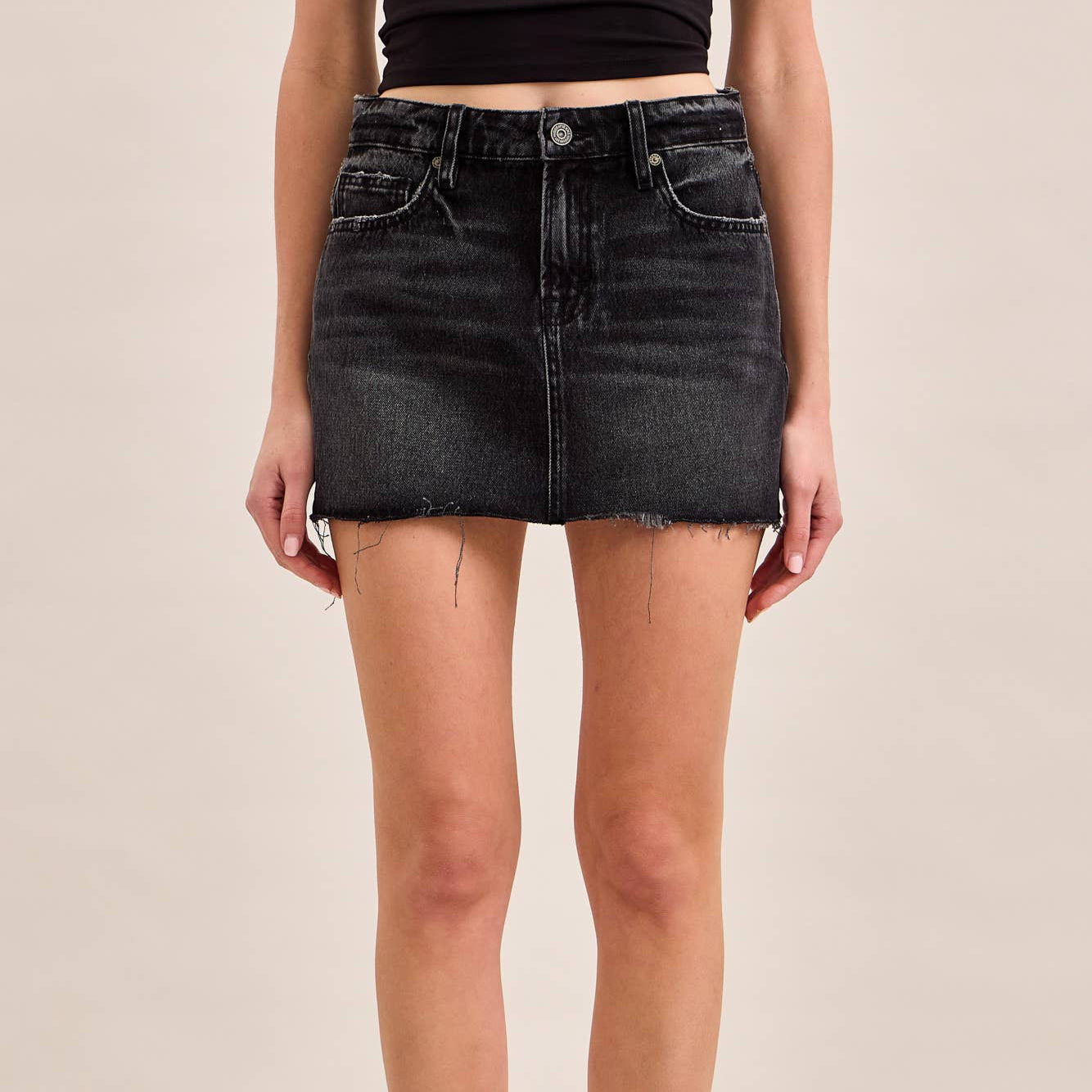 MICRO MINI SKIRT - Black