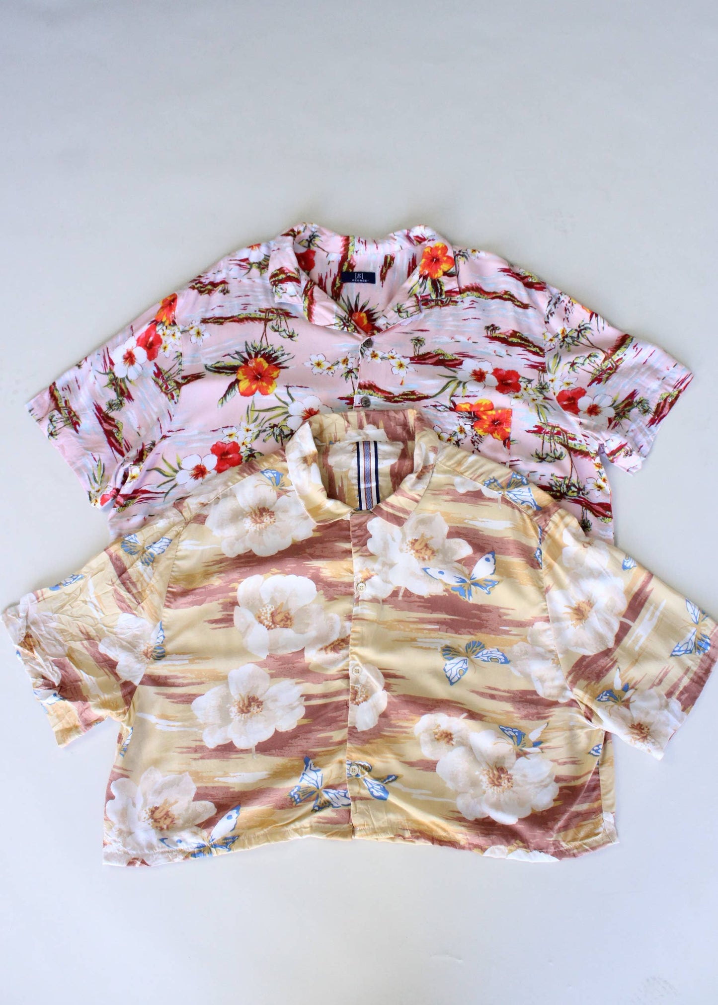 Crop Tropical Shirt Bundle