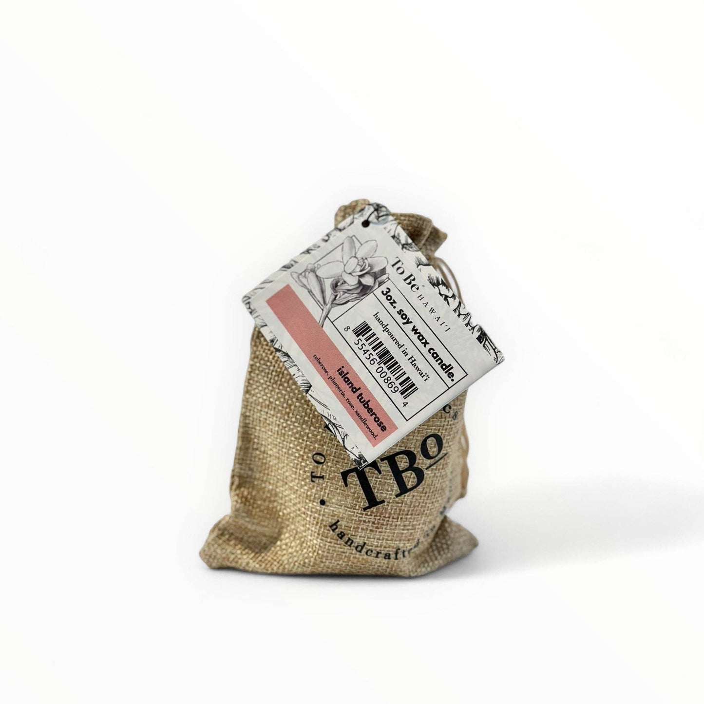 Island tuberose soy wax candle