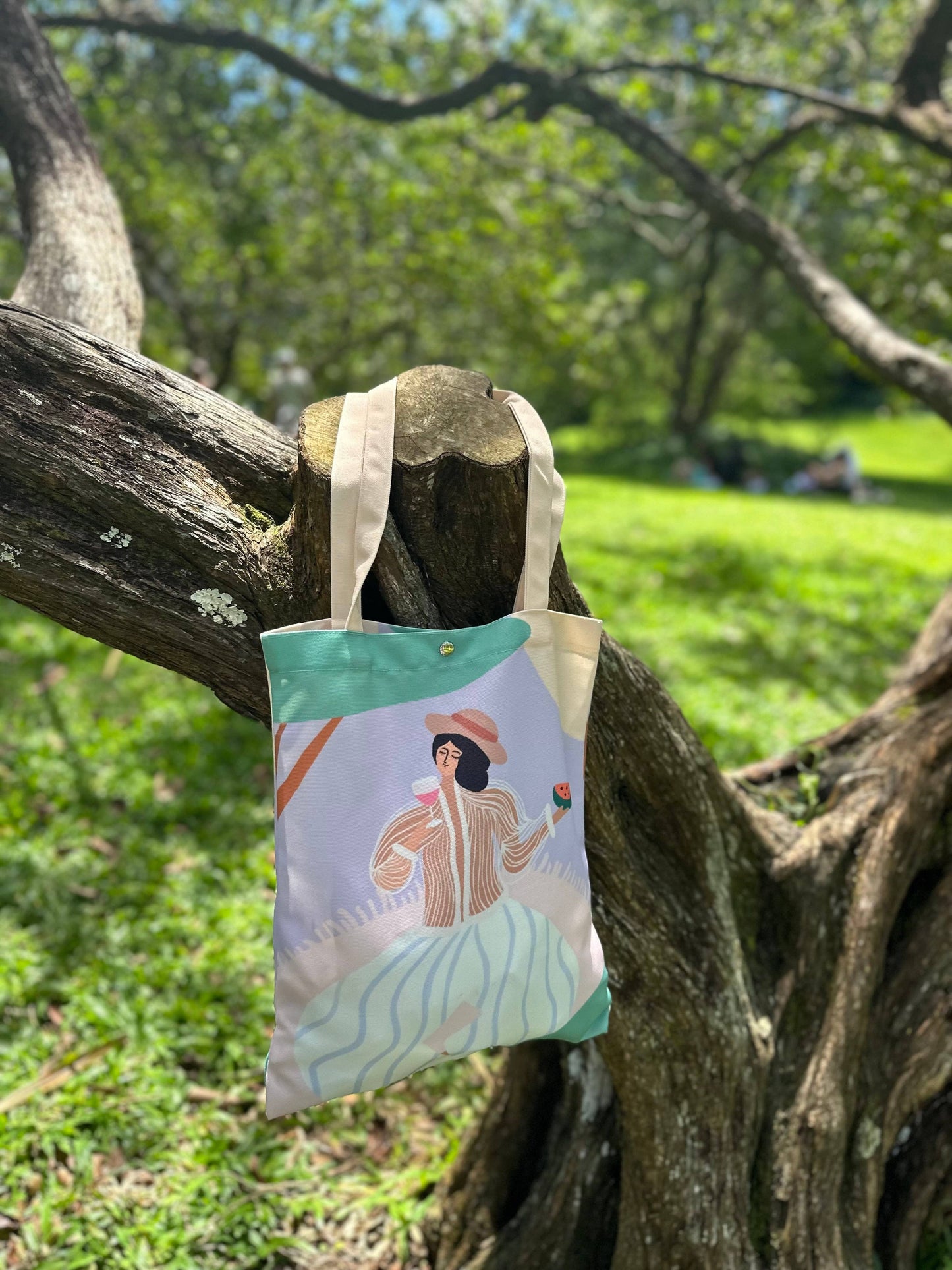 "Under the Sweet Shade" Tote – Inspired by Hawaii 🌊