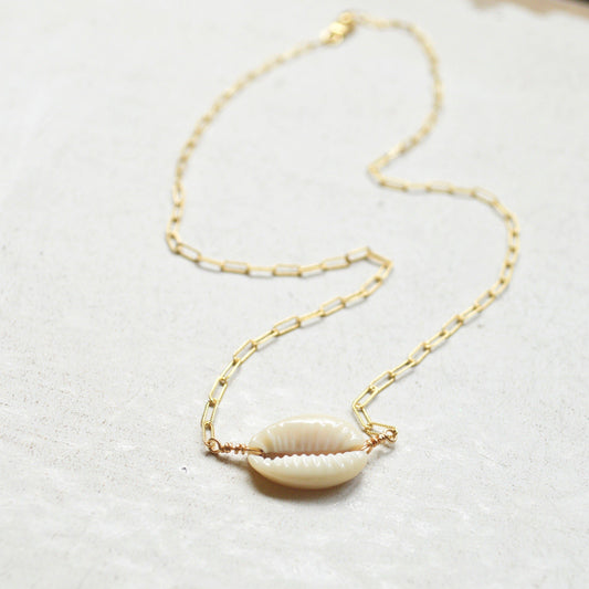 Cowrie Shell Choker