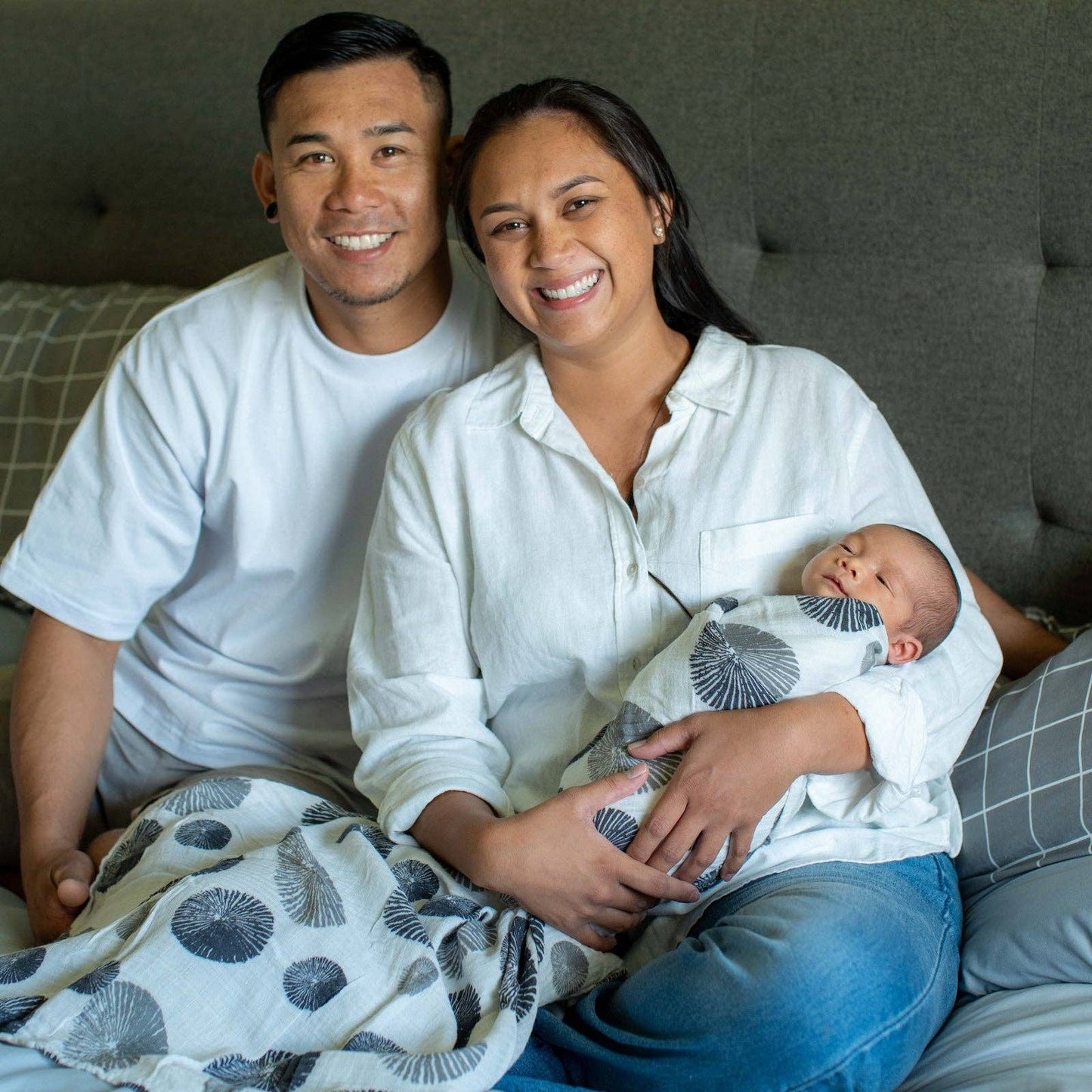 BW ʻOpihi Kapa Moe - Hawaiian Bamboo Swaddle Blanket
