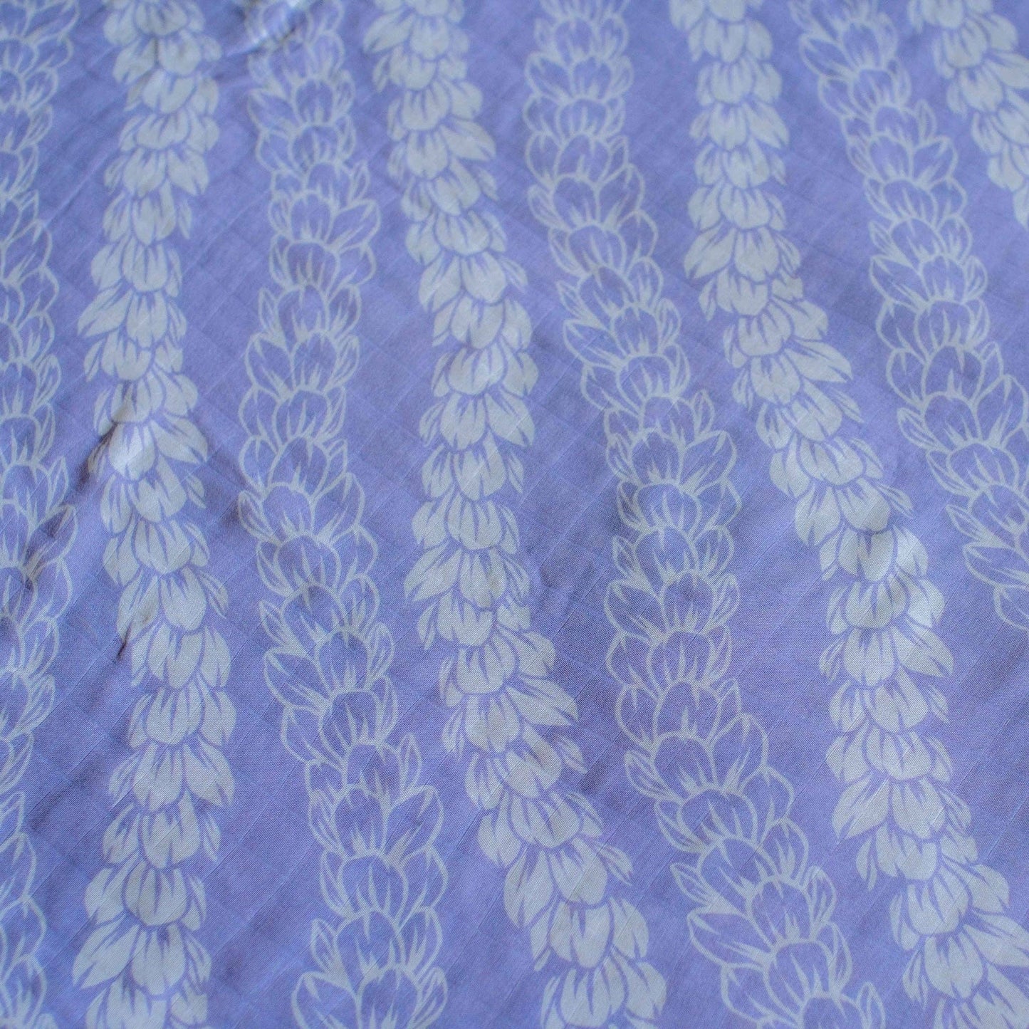 Purple Pakalana Strands Kapa Moe - Hawaiian Bamboo Swaddle
