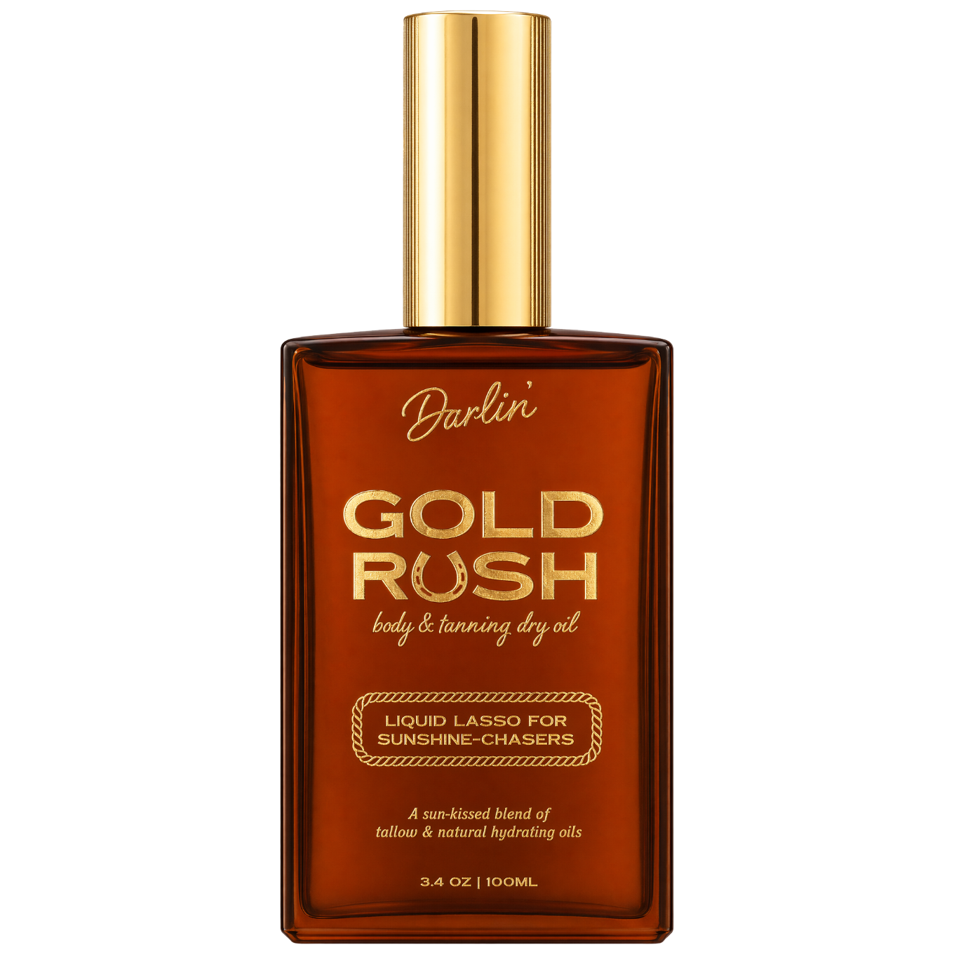 Gold Rush Body Oil – Tropical Coconut Vanilla Scented