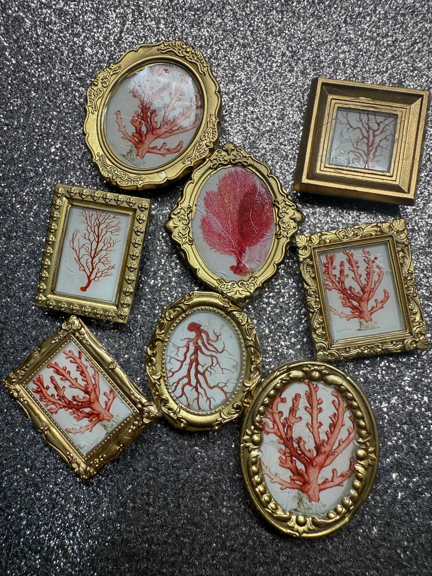 Coral Magnets (Set of 4 each) red sea coral theme 