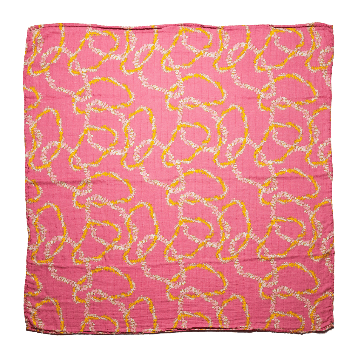Lei Lokelani Kapa Moe - Hawaiian Bamboo Swaddle Blanket