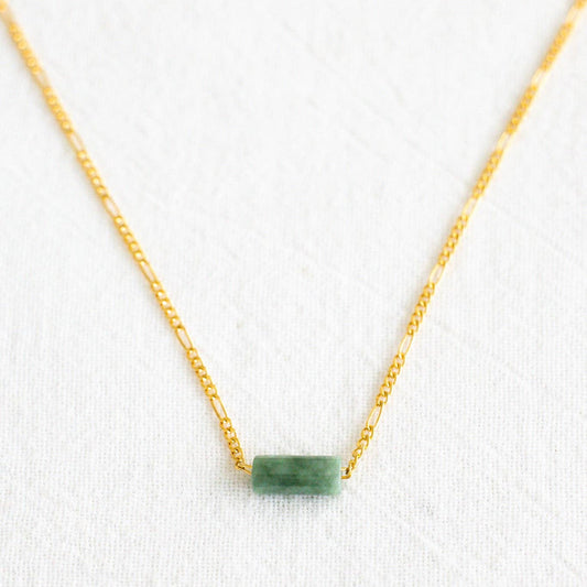 Cylinder Jade Necklace