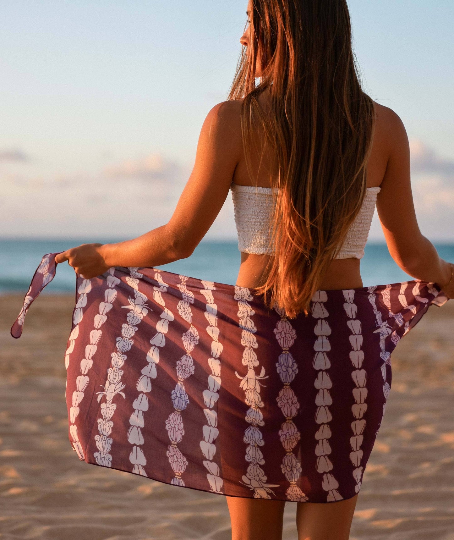 Crown Flower Mini Organic Cotton Pareo