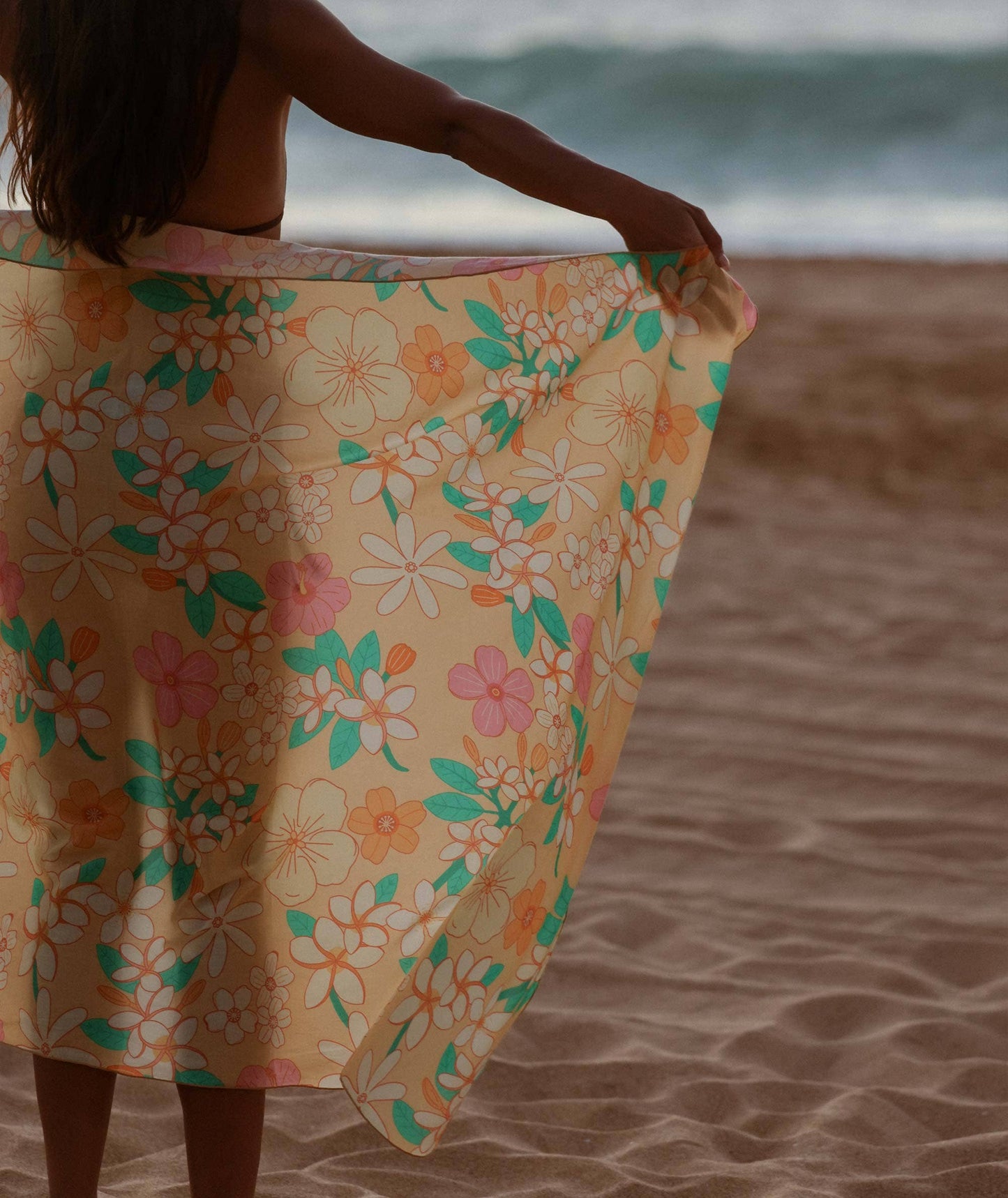 Kailua Blooms Organic Cotton Pareo