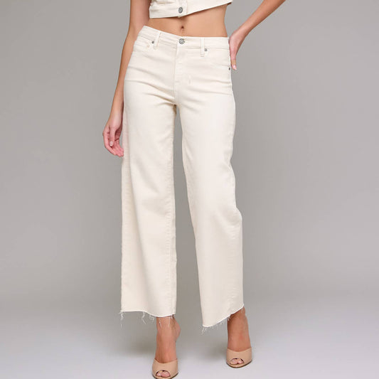 Ecru Wash Clean Stretch 28" Inseam Dad Jean