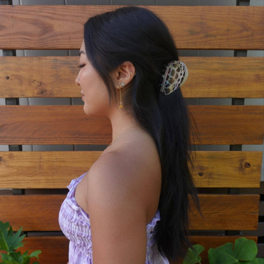 Hebrew Shell Hair Clip