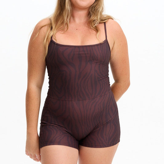 BENOA Square Neck Romper 5"